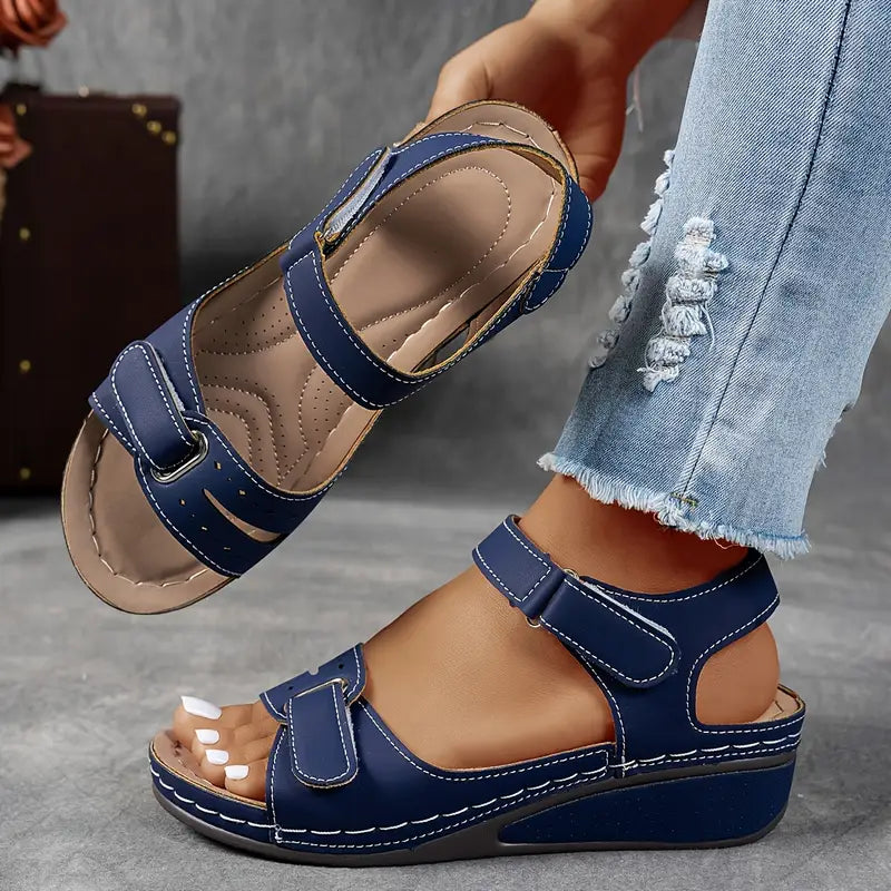 Veera™ | Elegante Keilabsatz-Sandalen