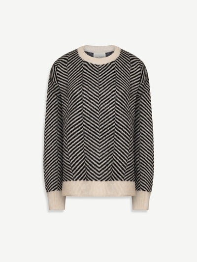 Lenya™ | Gemusterter Strickpullover