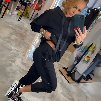 Lottie™ | Bequemes Hoodie- und Jogginghose-Set