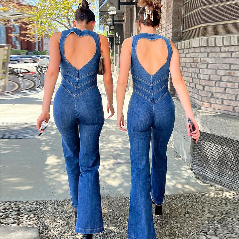 Zalika™ | Stilvoller Denim Jumpsuit