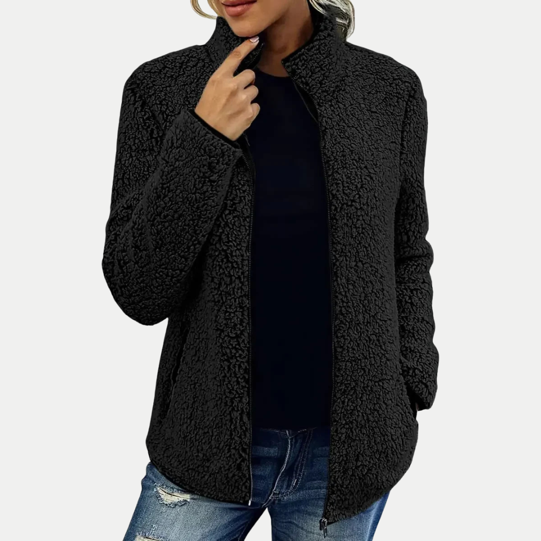 Elvira™ | Elegante Freizeit Fleecejacke