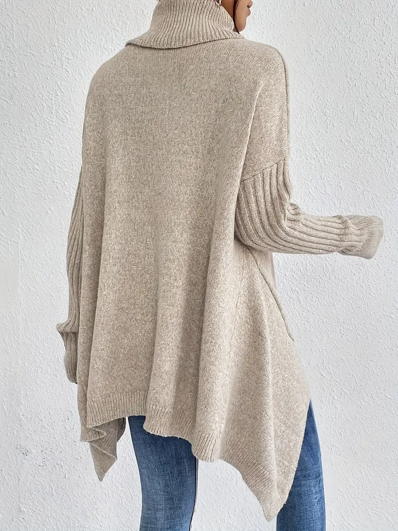 BRIGITTE™ – LANGER ROLLKRAGENPULLOVER