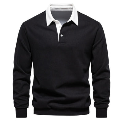 Emil™ | Elegantes Langarm-Poloshirt Herren