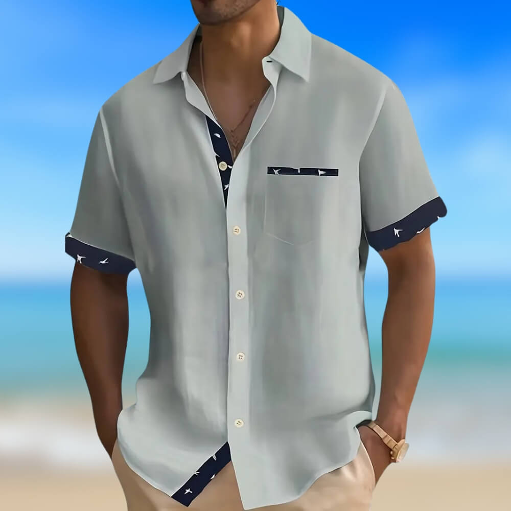 Heiko™ | Lässiges Kurzarm-Freizeithemd Herren