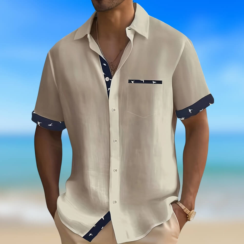 Heiko™ | Lässiges Kurzarm-Freizeithemd Herren