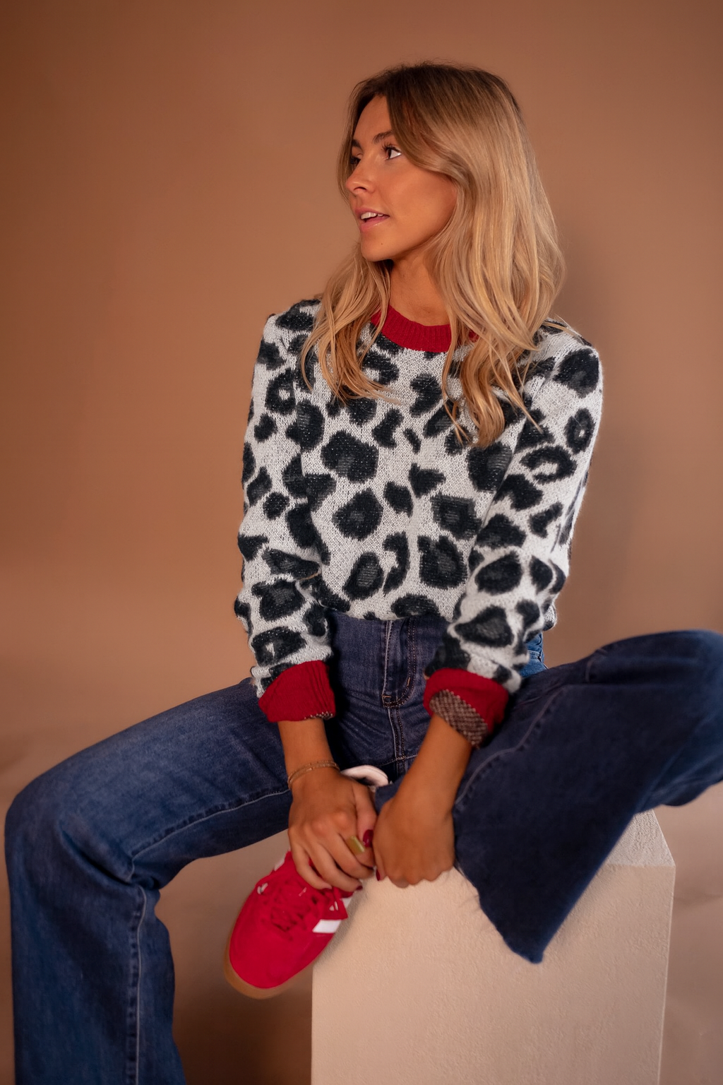 Alessa™ | Leopard Strickpullover
