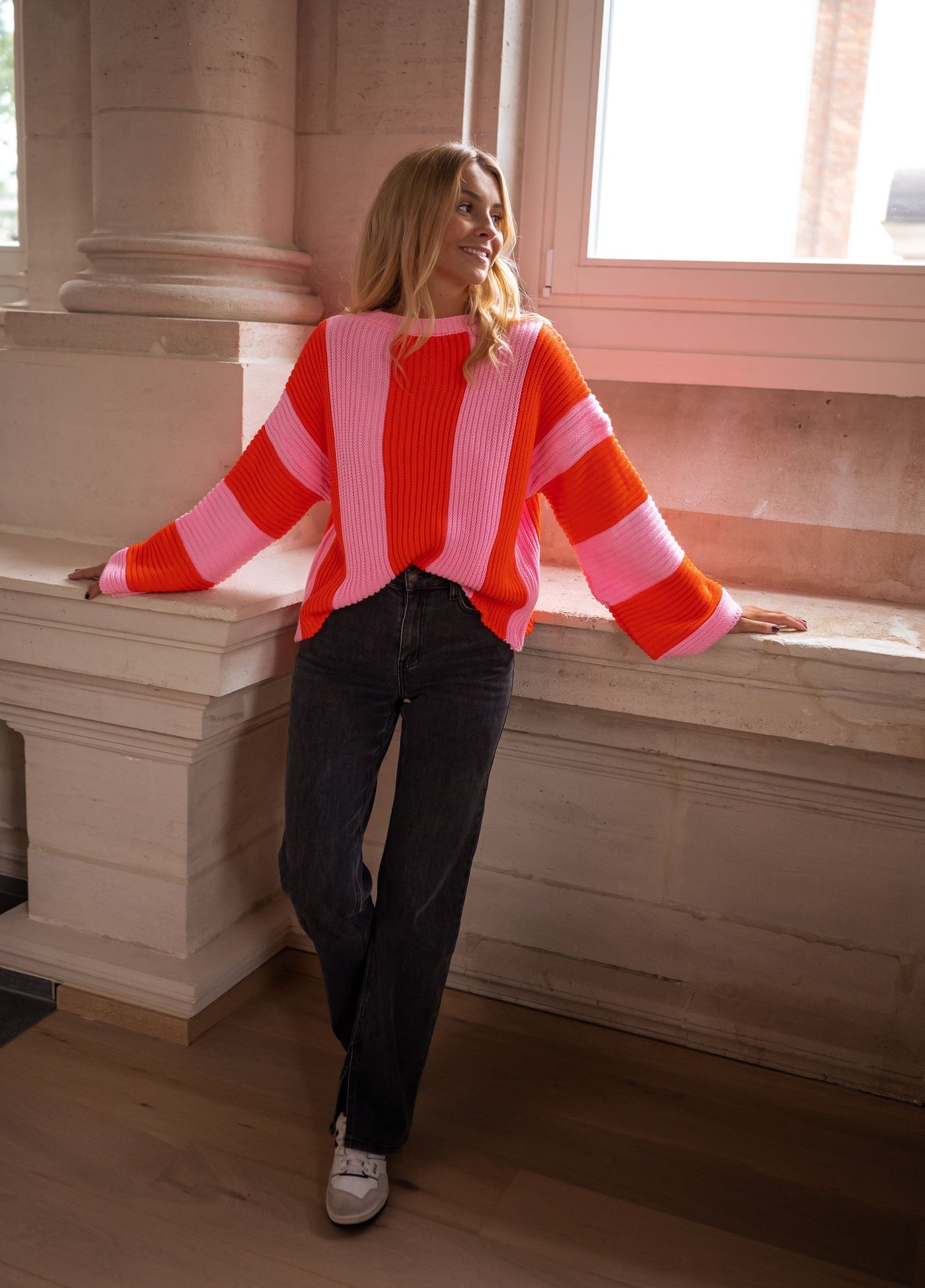 Pauline™ | Bunter Streifenpullover