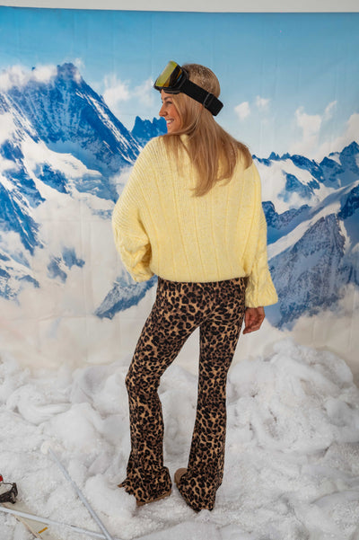 Hannah™ | Gelber Strickpullover