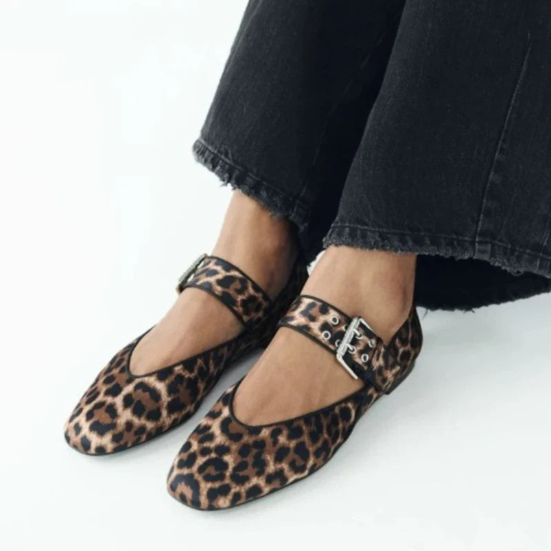 Claudia™ | Leopard Ballerinas