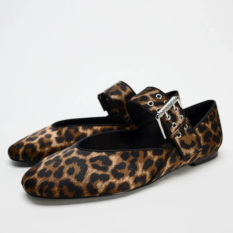 Claudia™ | Leopard Ballerinas