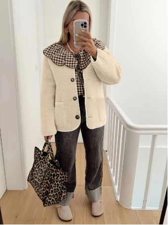 Lillia™ | Die Fleece-Knopfjacke