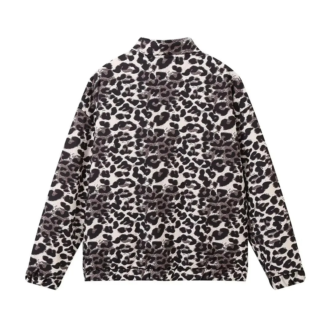 Jasmin™ | Leopard Bomberjacke