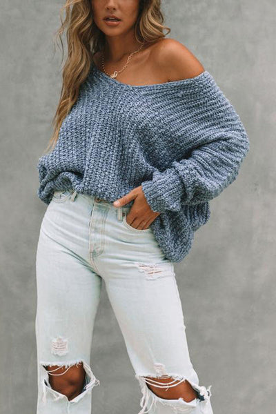 Yara™ | Eleganter Off-Shoulder Pullover
