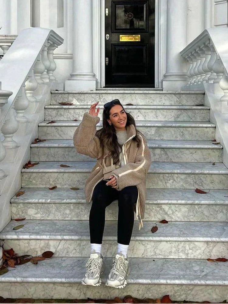 Carina™ | Oversized Teddyjacken