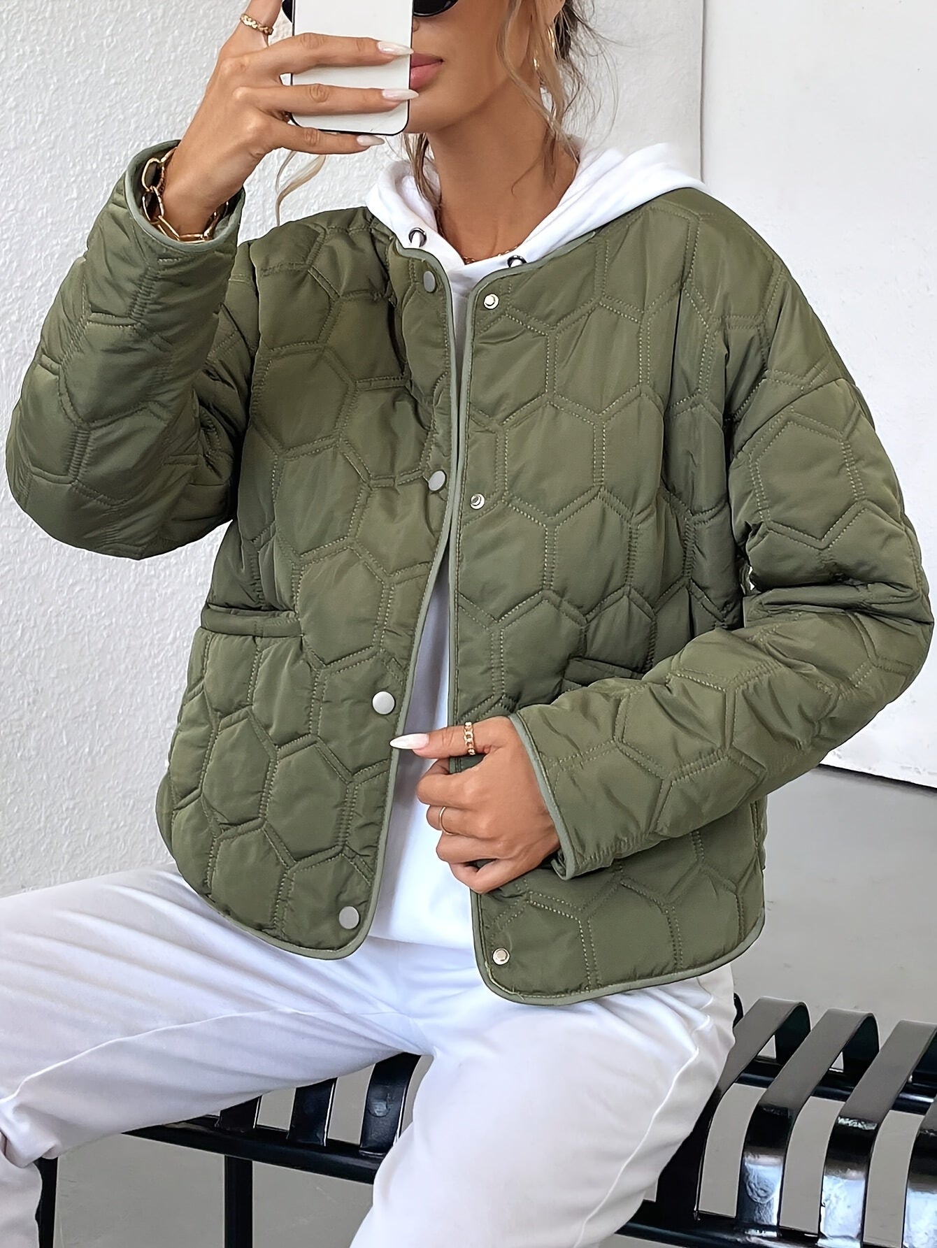 Isabell™ | Einfarbige Herbstjacke