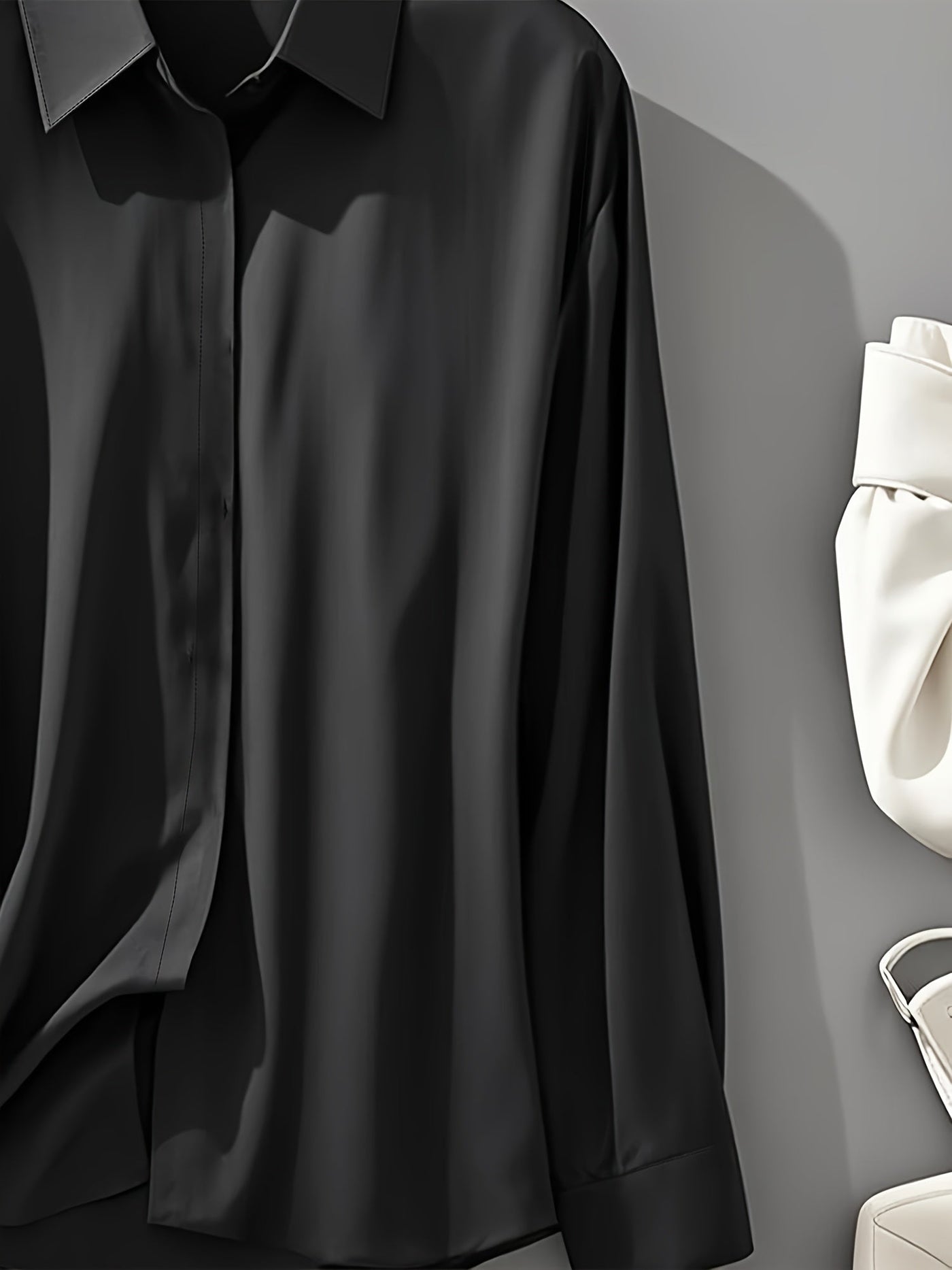 Annika™ | Stilvolles Langarmhemd Mit Knopfleiste